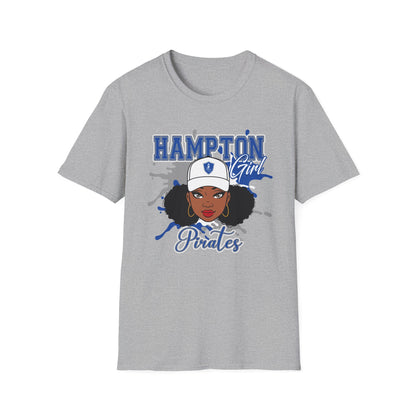 HU Pirates: Hampton University Pirates Unisex Softstyle T-Shirt