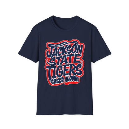 Stylish Jackson State Tigers Cheer Alumni T-Shirt, Unisex Tee, College Apparel, Game Day Wear, Fan Merchandise, Gift for Alumni