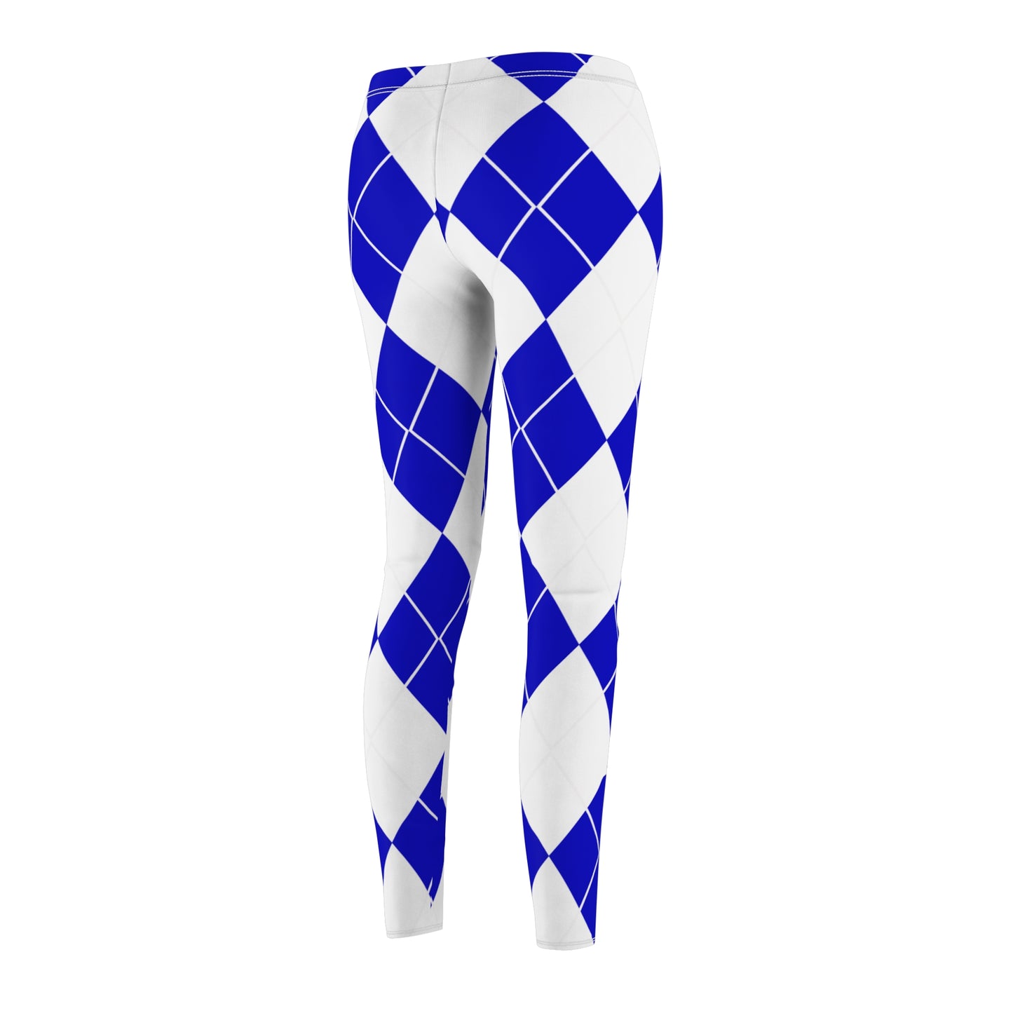 My Sorority Sister Gift Blue and White Women's Yoga Casual Leggings