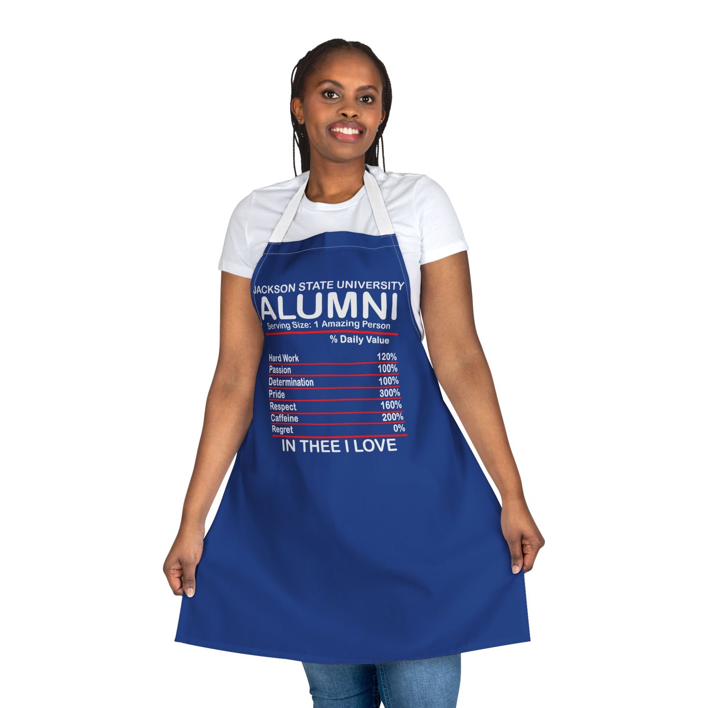 JSU Jackson State Alumni Ingredients Apron, 5-Color Straps