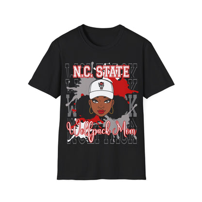 NC State Wolfpack Mom Unisex Softstyle T-Shirt