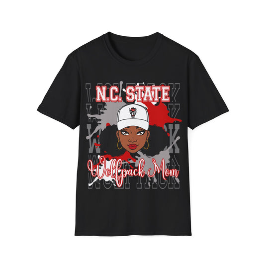 NC State Wolfpack Mom Unisex Softstyle T-Shirt