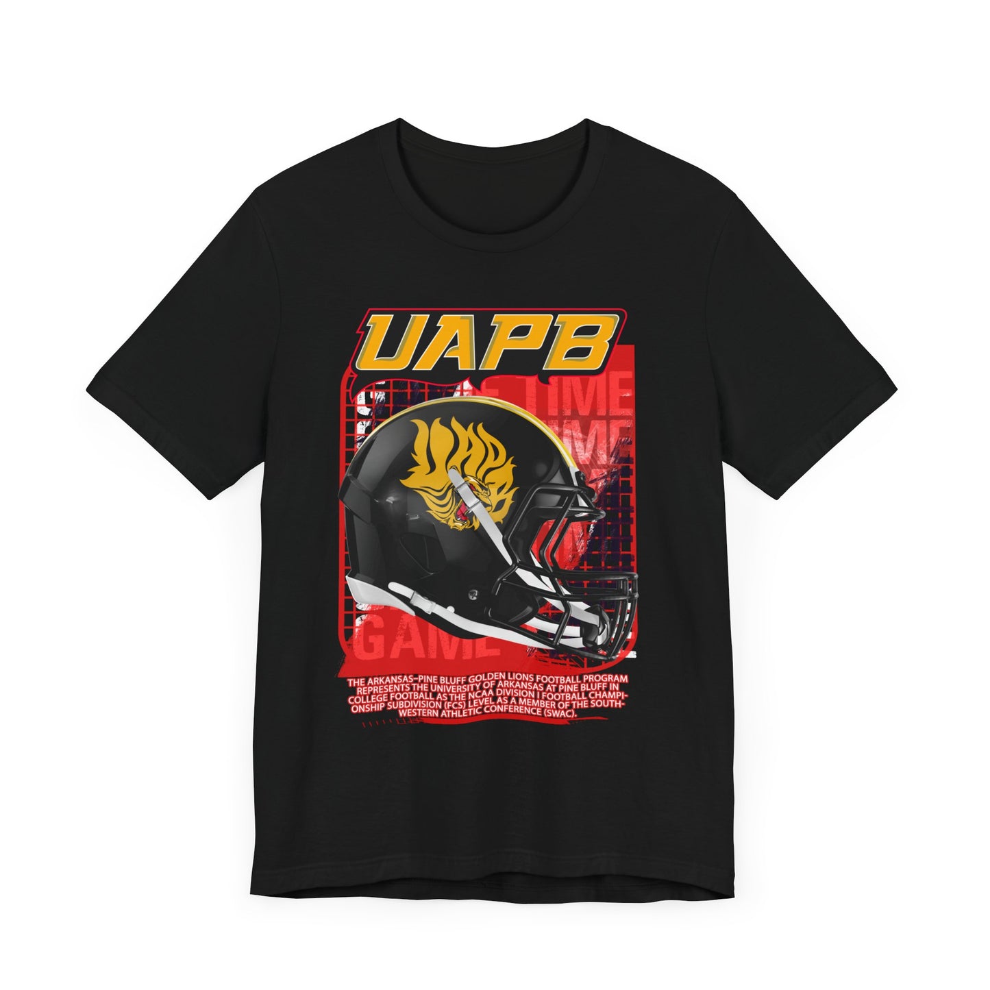 UAPB Arkansas Pine Bluff Golden Lions football Unisex Jersey Short Sleeve Tee