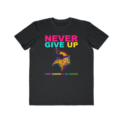 Minnesota Vikings Never Give Up Cancer Awareness Tee