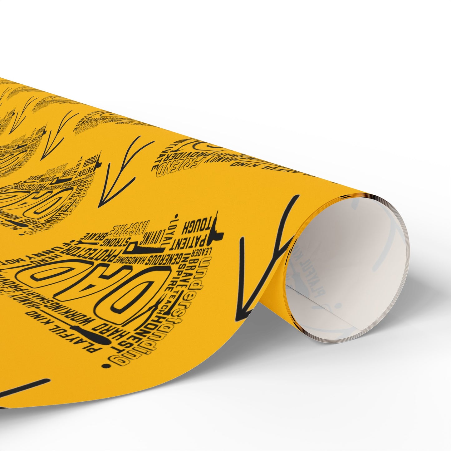 Handy Man Yellow Father's Day Dad Gift Wrapping Papers for Him from Her for any Occasion