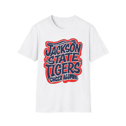Stylish Jackson State Tigers Cheer Alumni T-Shirt, Unisex Tee, College Apparel, Game Day Wear, Fan Merchandise, Gift for Alumni