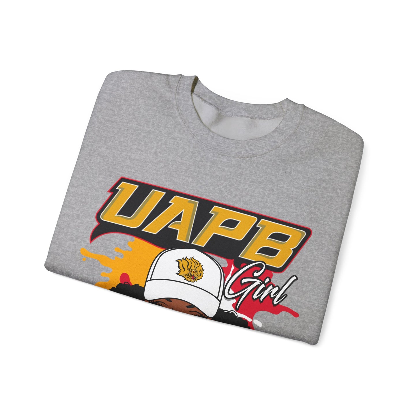 UAPB Golden Lions:Arkansas-Pine Bluff Golden Lions Unisex Heavy Blend™ Crewneck Sweatshirt