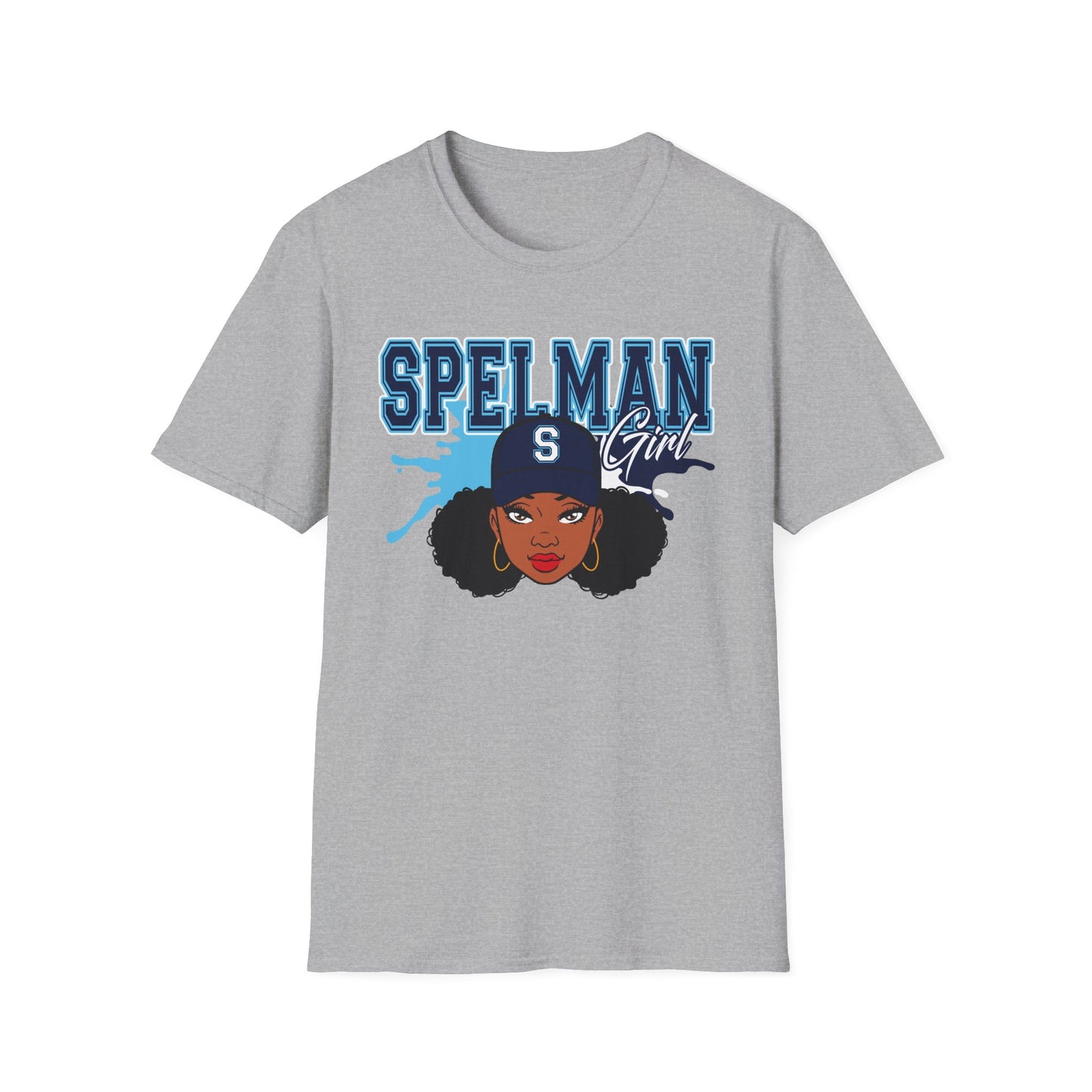 SC Jaguars: Spelman College Girl Unisex Softstyle T-Shirt