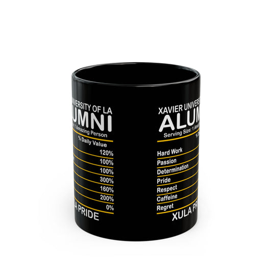 XULA Pride Xavier Alumni HBCU Black Mug (11oz)