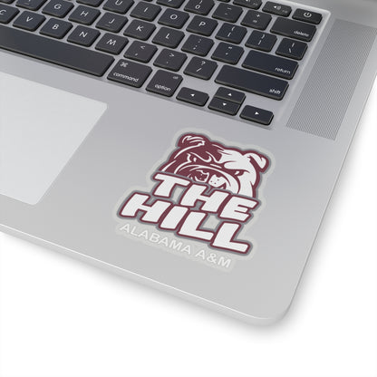 AAMU Bulldogs Sticker: Alabama A&M University Bulldogs the hill Grad Gift Kiss-Cut Stickers