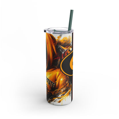 GSU Tigers: Grambling State University Tigers Skinny Matte Tumbler, 20oz