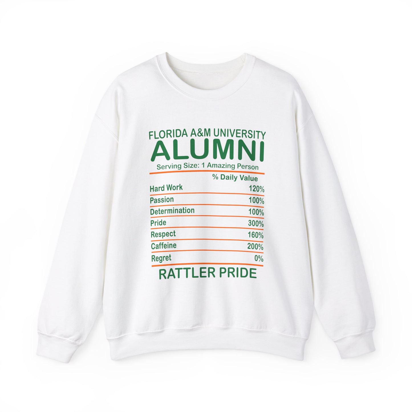 FAMU Rattlers Alumni Unisex Heavy Blend™ Crewneck Sweatshirt