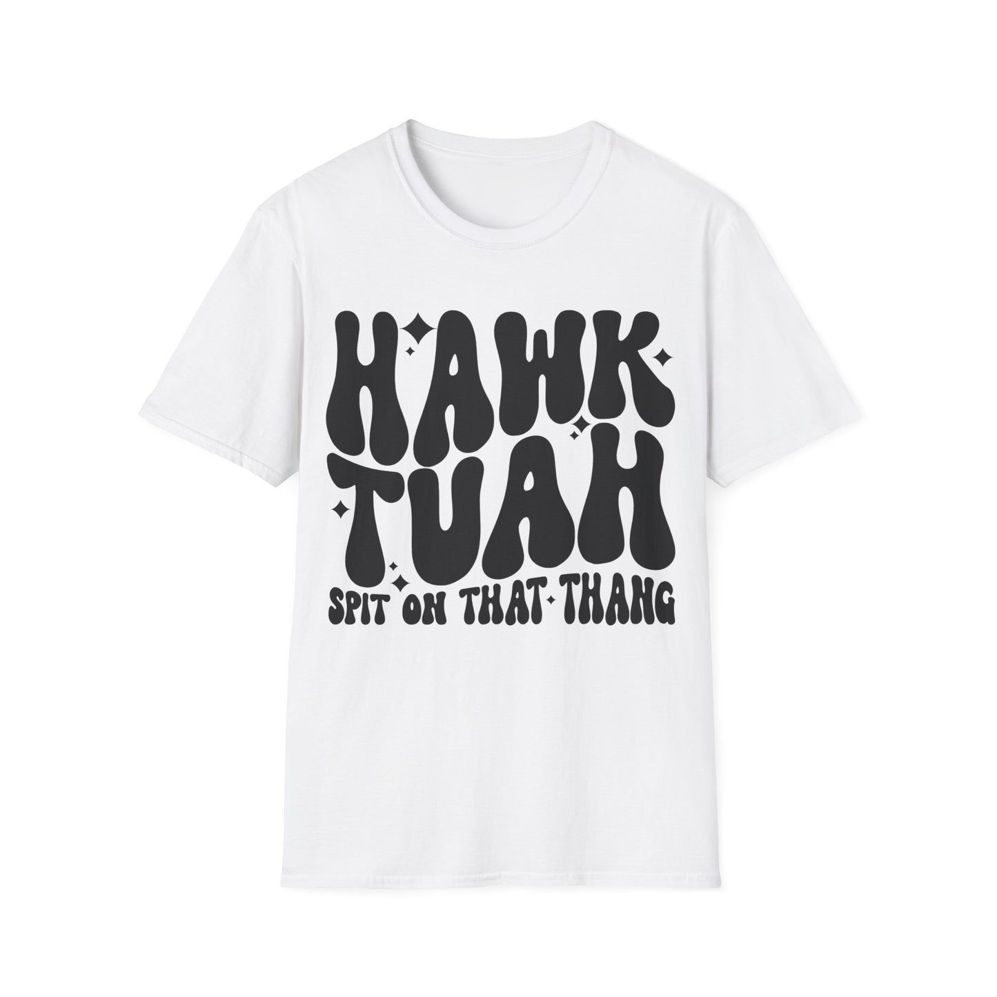 Hawk Tuah Spit on That Thang Funny Unisex Softstyle T-Shirt Gift for Her