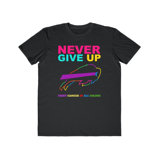 Buffalo Bills  Never Give Up Cancer Awareness Tee