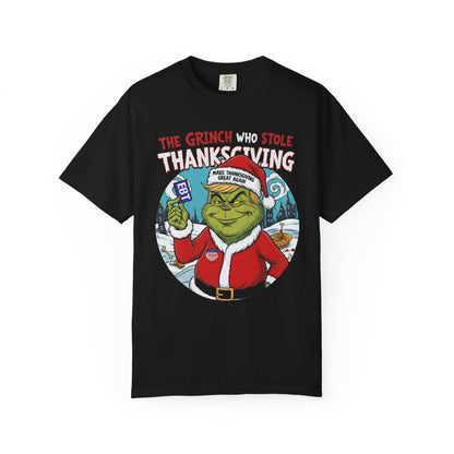 Grinch Thanksgiving T-Shirt — "The Grinch Who Stole Thanksgiving" Holiday Tee