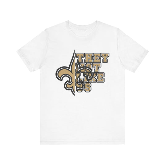 New Orleans Saints They Not Like Us Unisex Jersey Short Sleeve Tee