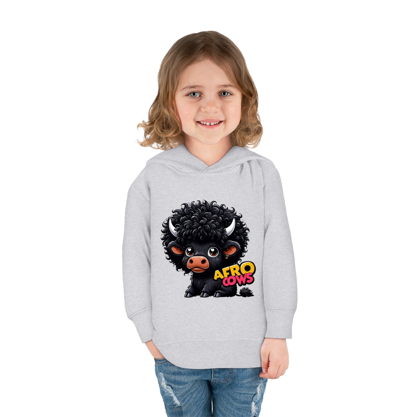 Afro Cows Toddler Pullover Fleece Hoodie