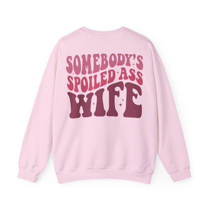 Somebody's Spoiled Wife Unisex Heavy Blend™ Crewneck Sweatshirt