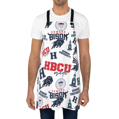 Howard University Bison Chef Apron Gift for Him or Her