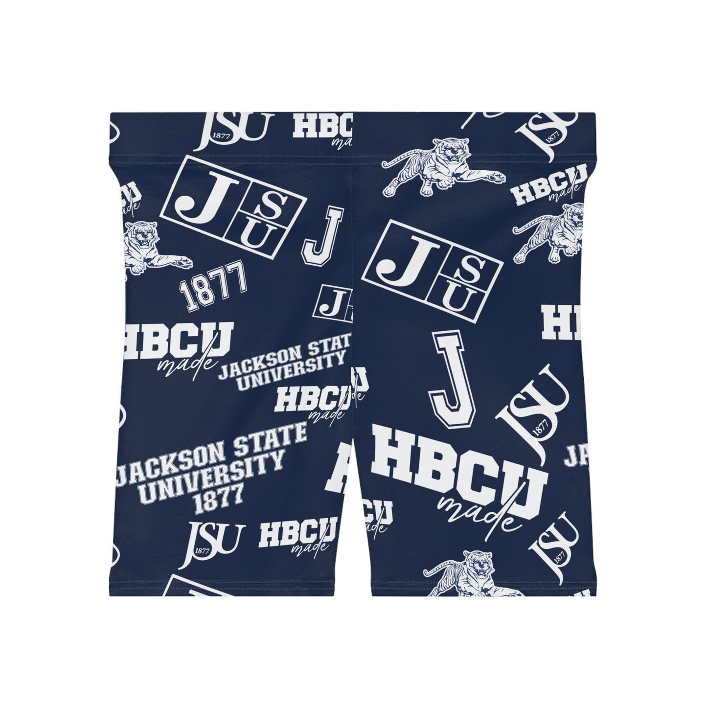 JSU Tigers HBCU All over print Women's Biker Shorts gift for Jackson State student and alumni