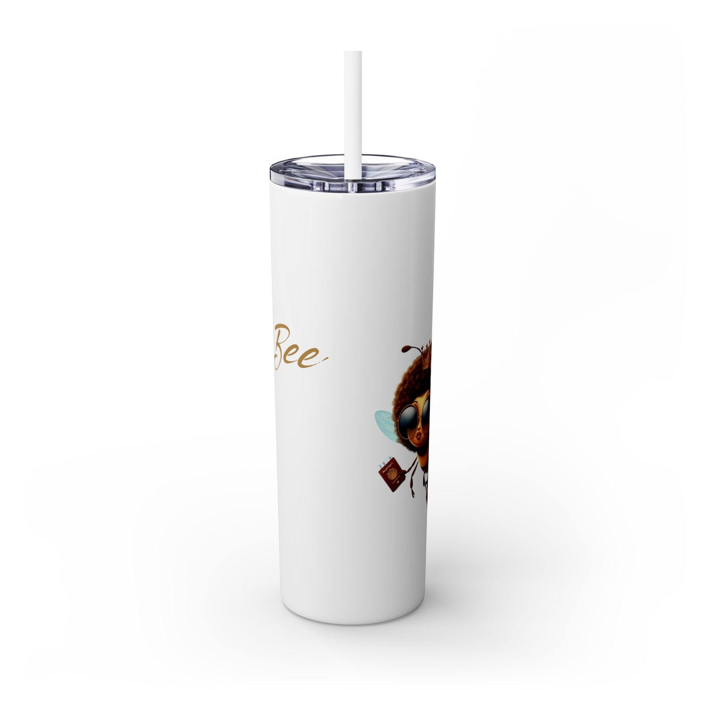 Skinny Tumbler with Straw, 20oz