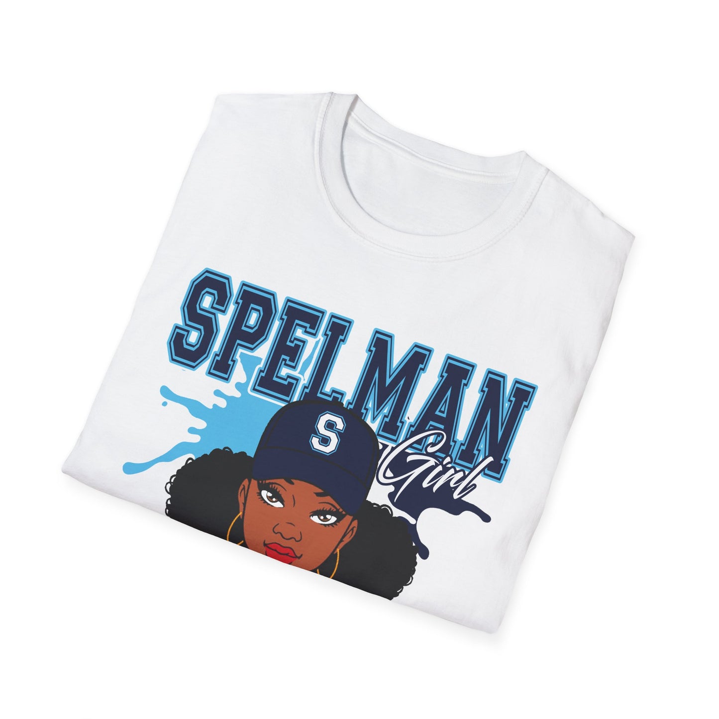 SC Jaguars: Spelman College Girl Unisex Softstyle T-Shirt