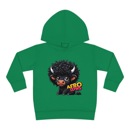 Afro Cows Toddler Pullover Fleece Hoodie - Art by the Andersons