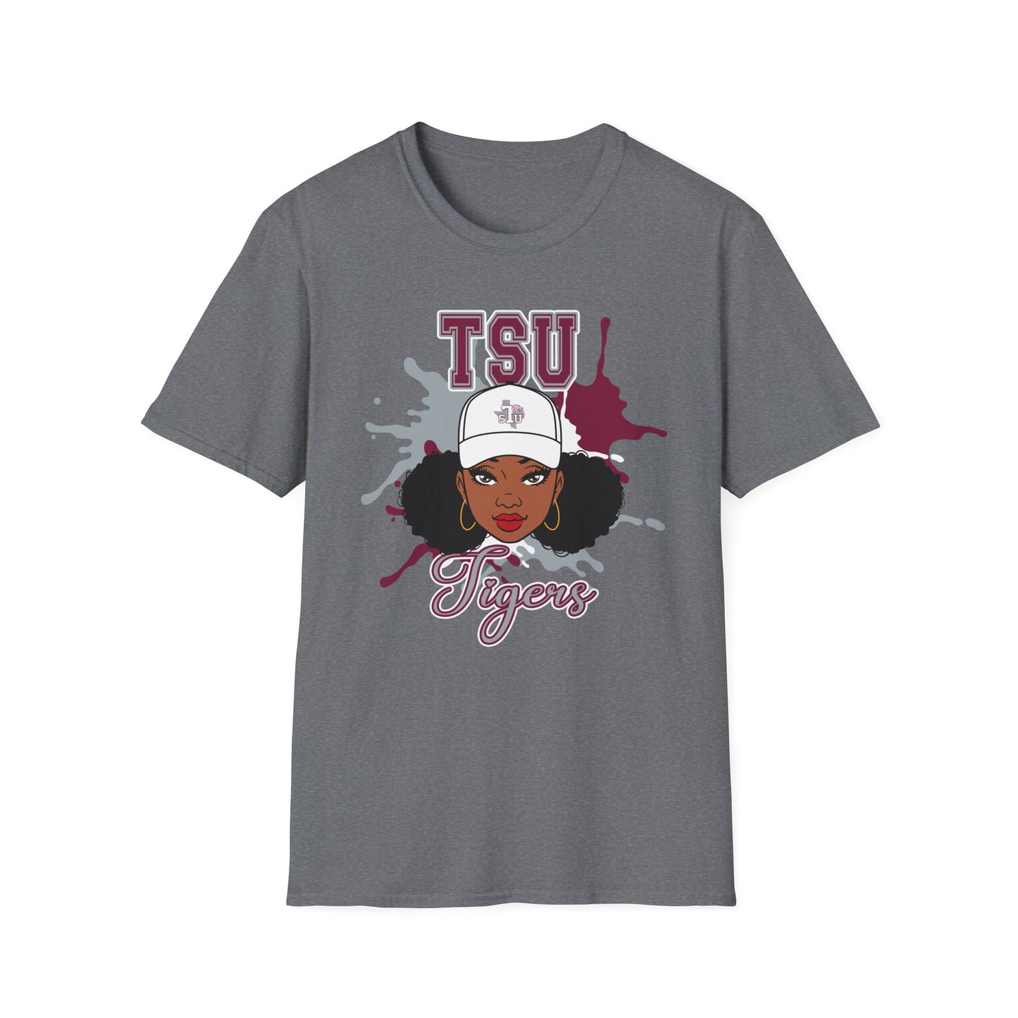 TSU Tigers: Texas Southern University Tigers Unisex Softstyle T-Shirt