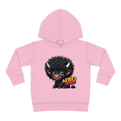 Afro Cows Toddler Pullover Fleece Hoodie - Art by the Andersons