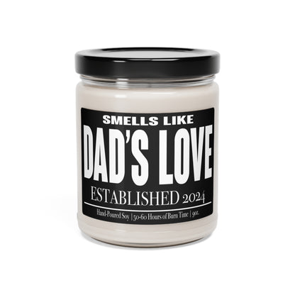 Loving Gift for Dad, Smells like Dad's Love Soy Candle, First Father's Day Gift, Birthday Gift for Dad or Son