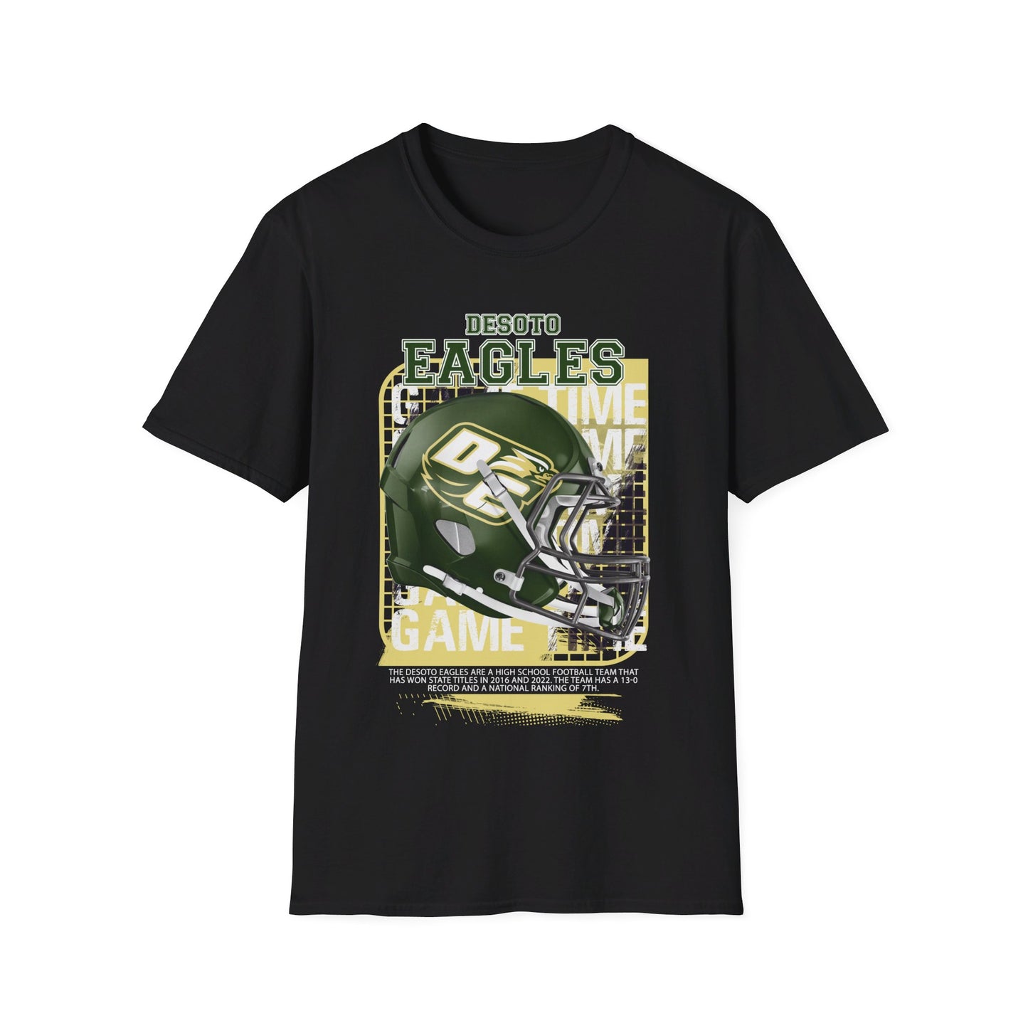 Desoto Eagles Football Unisex Softstyle T-Shirt