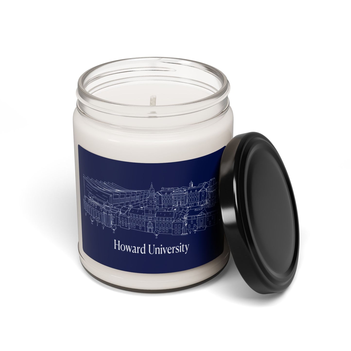 Smells like A Great Day at Howard University Scented Soy Candle, 9oz gift for Alumni and Students