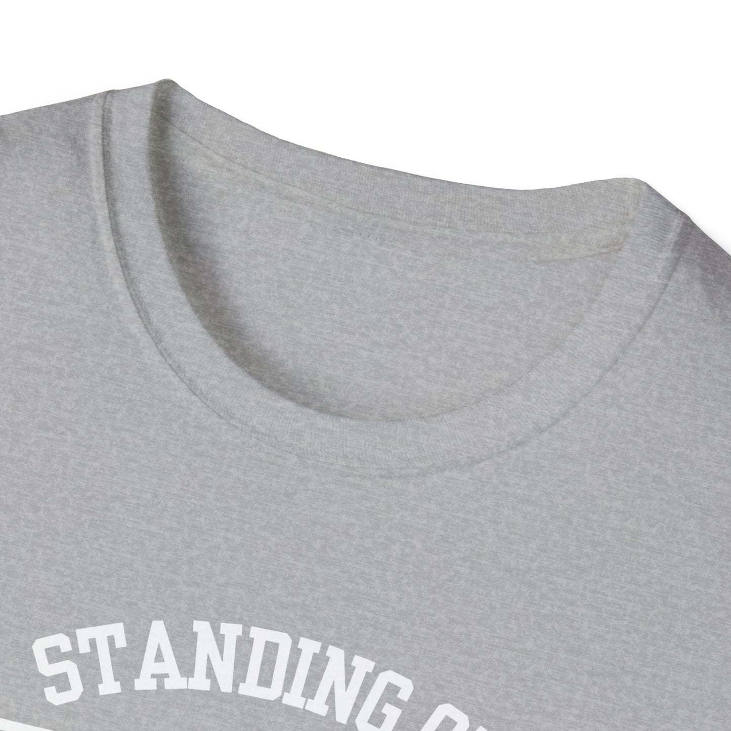 NCAT Aggies: North Carolina AT State University Standing On Business Unisex Softstyle T-Shirt