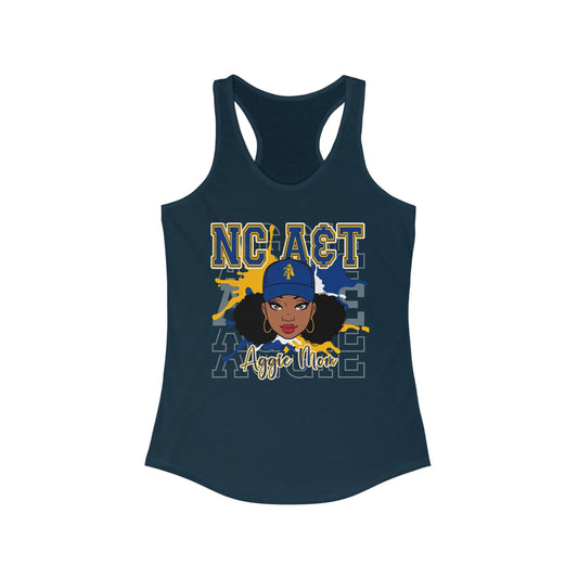 NCAT Aggies: North Carolina Aggies Women's Ideal Racerback Tank Gift for Students and Alumni