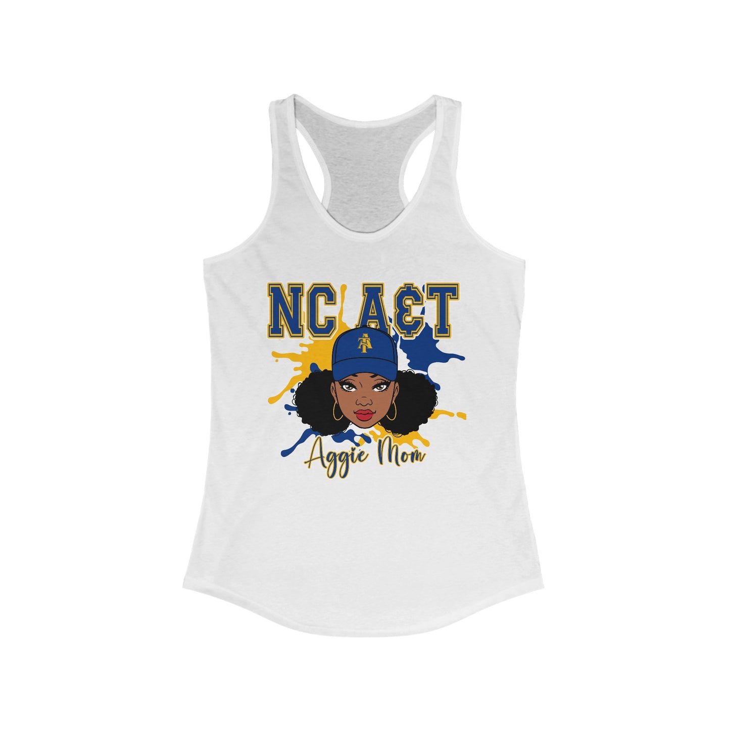 NCAT Aggies: North Carolina Aggies Women's Ideal Racerback Tank Gift for Students and Alumni