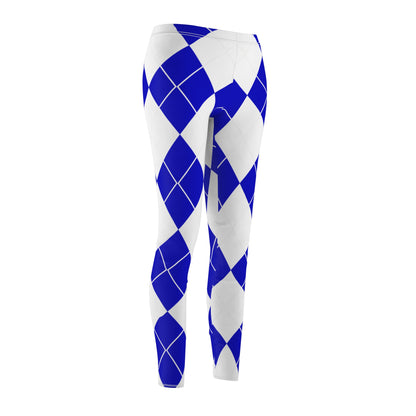 My Sorority Sister Gift Blue and White Women's Yoga Casual Leggings