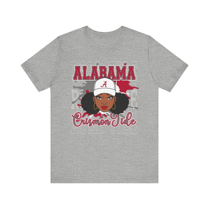 Alabama University Roll Tide Unisex Jersey Short Sleeve Tee