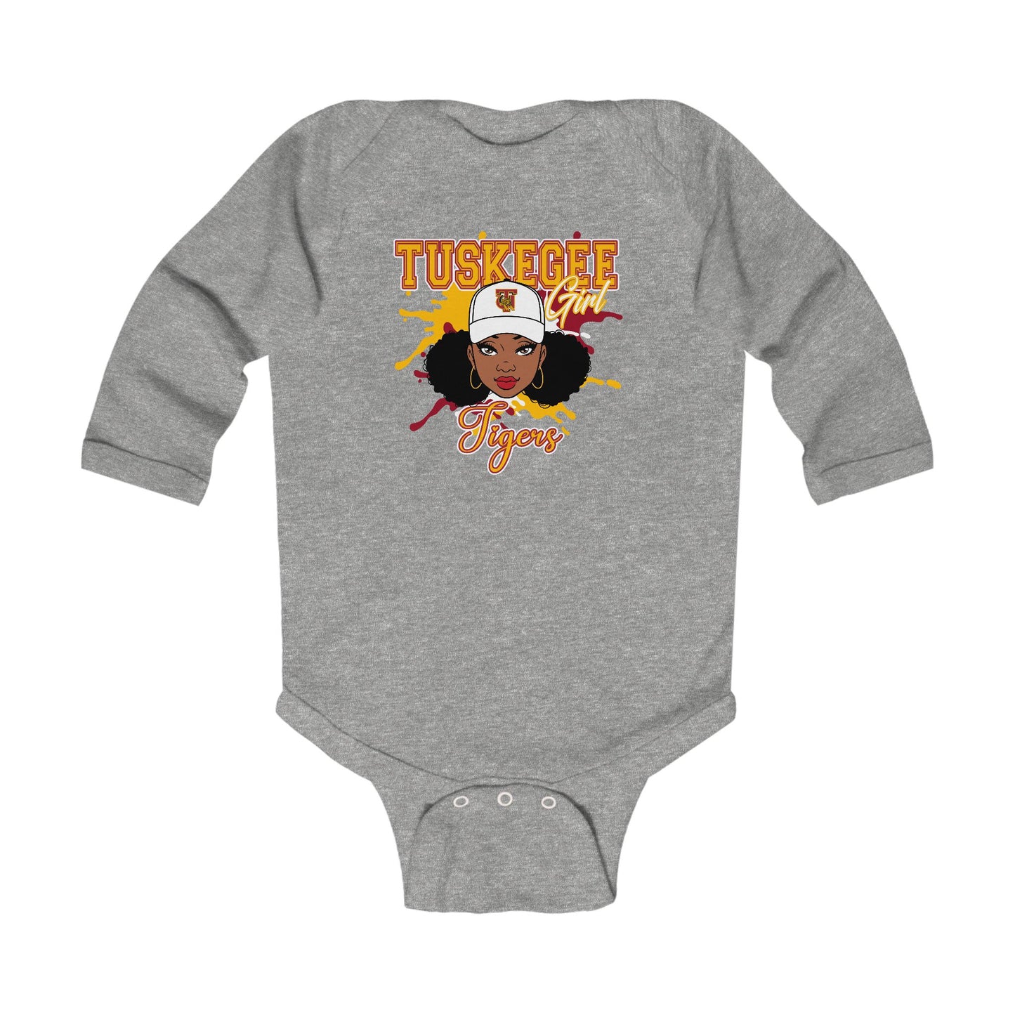 Tuskegee Tigers: Future Tuskegee University Girl Infant Long Sleeve Bodysuit