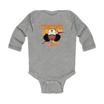 Tuskegee Tigers: Future Tuskegee University Girl Infant Long Sleeve Bodysuit