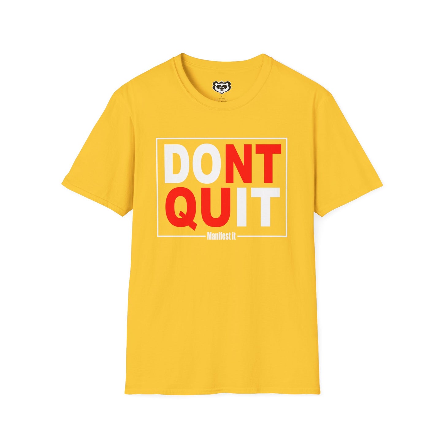 Don't Quit Manifest It Manifestation Unisex Softstyle T-Shirt Master Mind Gift