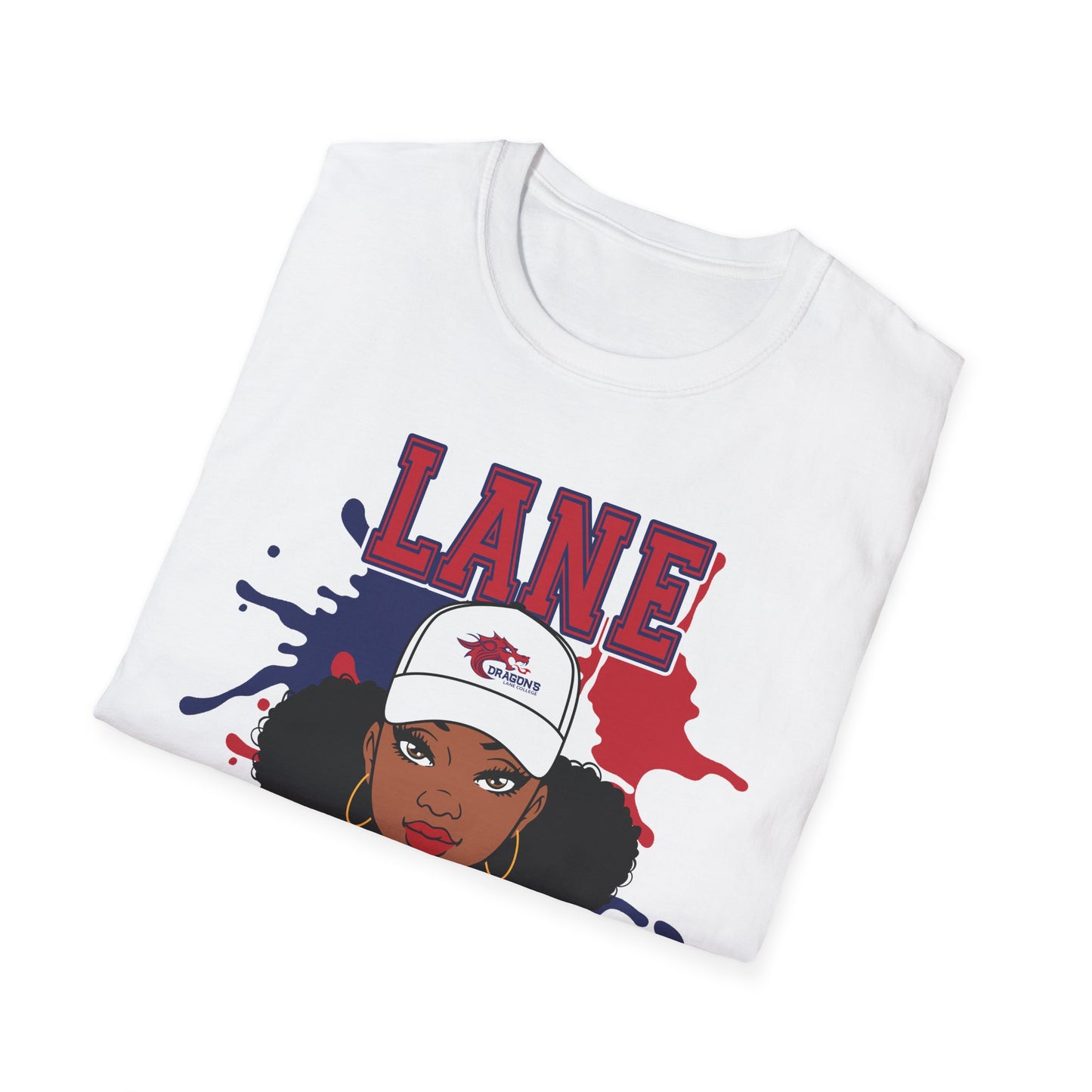 Lane Dragons: Lane College Dragons Unisex Softstyle T-Shirt