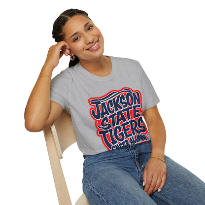 Stylish Jackson State Tigers Cheer Alumni T-Shirt, Unisex Tee, College Apparel, Game Day Wear, Fan Merchandise, Gift for Alumni