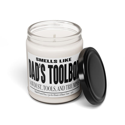 Funny Gift for Dad, Smells like Dad's Toolbox Soy Candle, Father's Day Gift, Birthday Gift for Dad