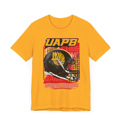 UAPB Arkansas Lions Game Day Tee: Pine Bluff Golden Lions Game Day football Unisex Jersey Short Sleeve Tee