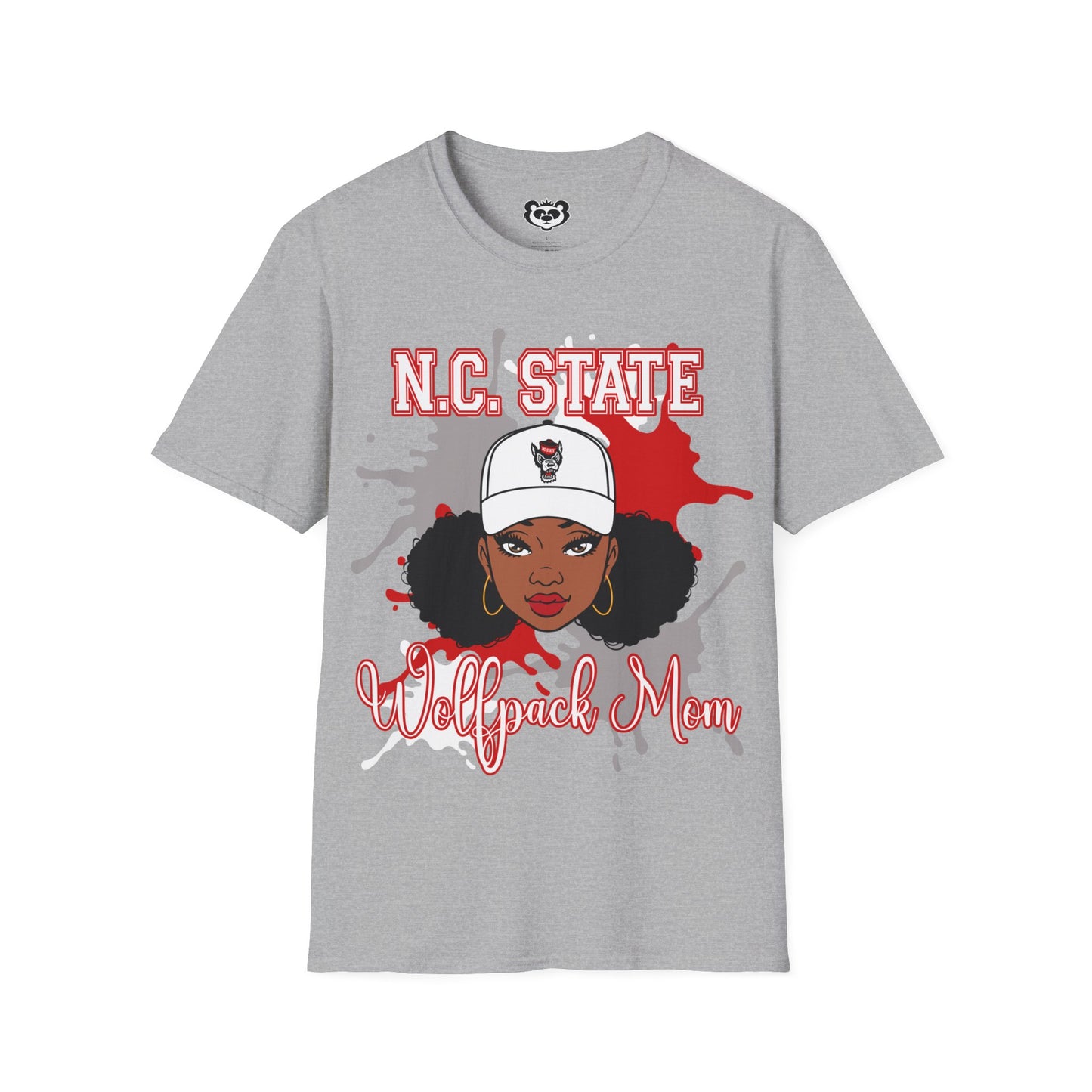 NC STATE Wolfpack Mom Unisex Softstyle T-Shirt