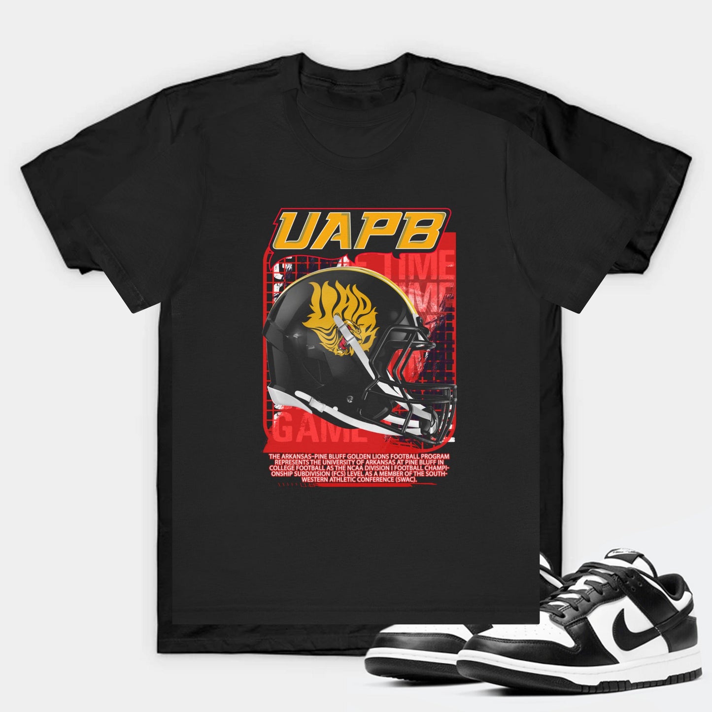 UAPB Arkansas Lions Game Day Tee: Pine Bluff Golden Lions Game Day football Unisex Jersey Short Sleeve Tee