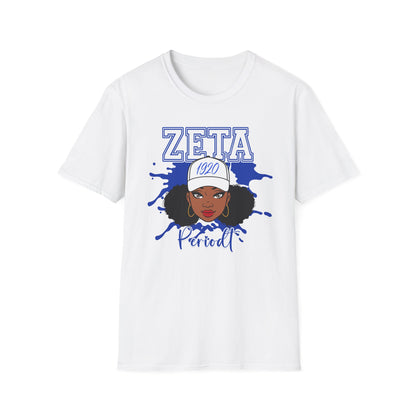 Zeta inspired HBCU Girl Unisex Softstyle T-Shirt