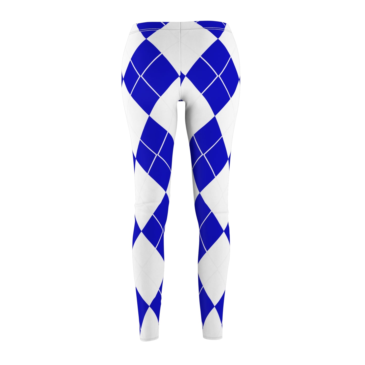 My Sorority Sister Gift Blue and White Women's Yoga Casual Leggings