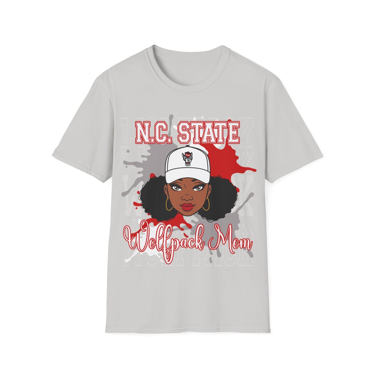 NC State Wolfpack Mom Unisex Softstyle T-Shirt