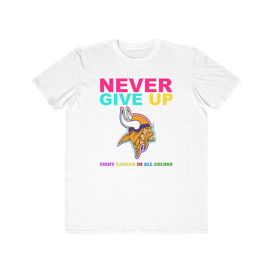 Minnesota Vikings Never Give Up Cancer Awareness Tee